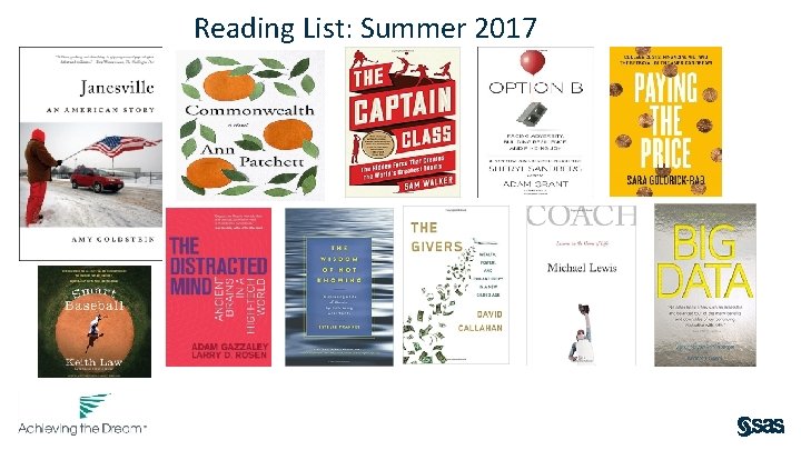 Reading List: Summer 2017 