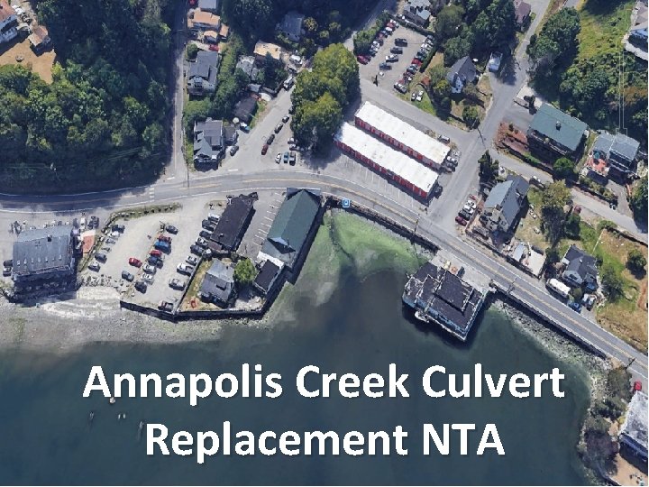 Annapolis Creek Culvert Replacement NTA 