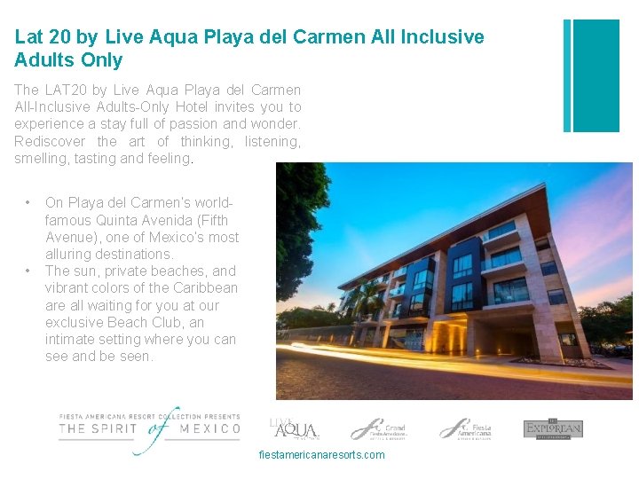 Lat 20 by Live Aqua Playa del Carmen All Inclusive Adults Only The LAT