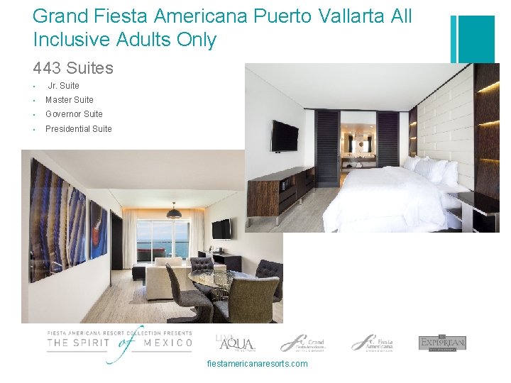 Grand Fiesta Americana Puerto Vallarta All Inclusive Adults Only 443 Suites • Jr. Suite