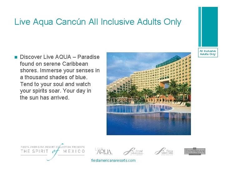 Live Aqua Cancún All Inclusive Adults Only n Discover Live AQUA – Paradise found