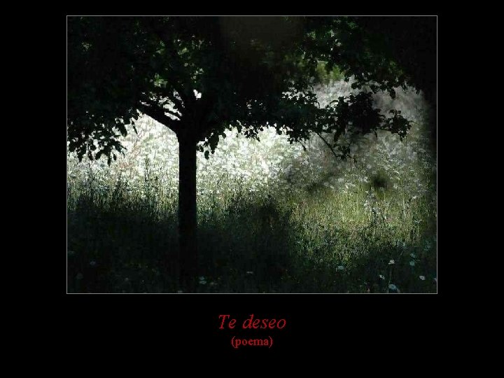 Te deseo (poema) Te deseo (poema)
