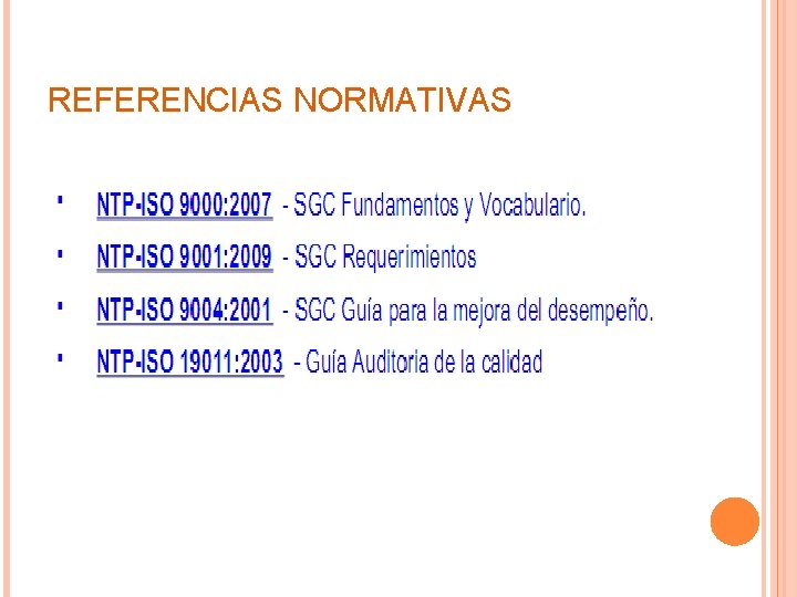 REFERENCIAS NORMATIVAS 