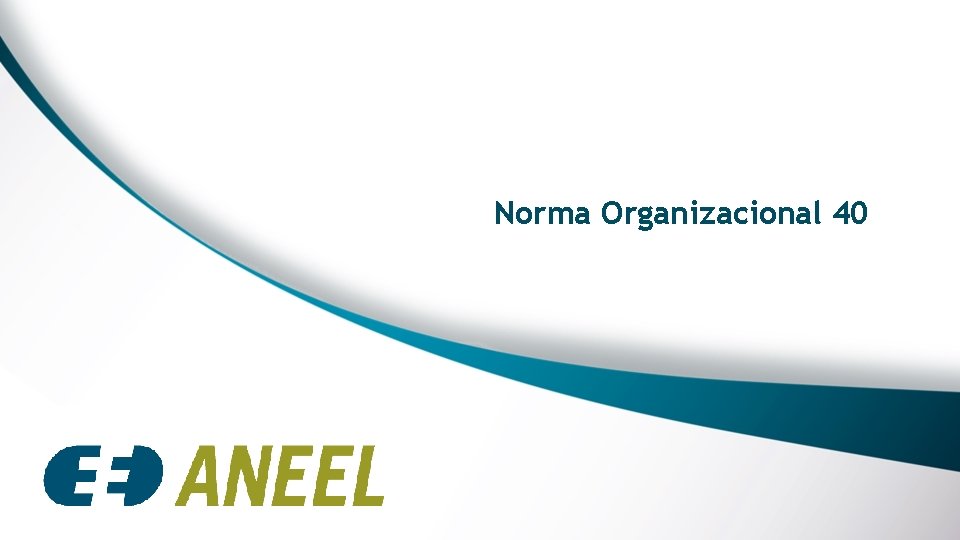 Norma Organizacional 40 Norma Organizacional 40