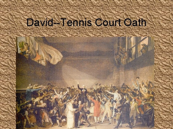 David--Tennis Court Oath 