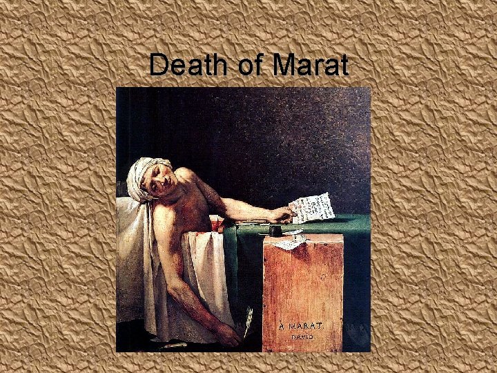 Death of Marat 