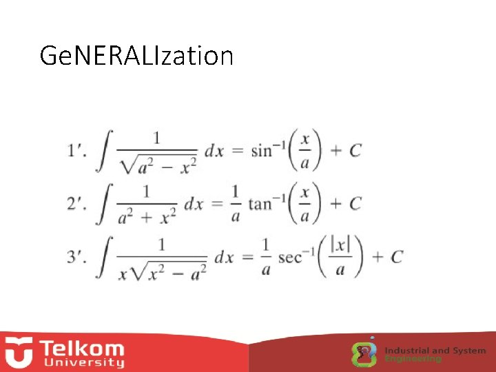 Ge. NERALIzation 