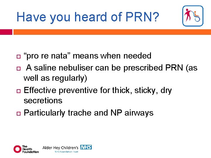 Nebuliser Training For Parents And Carers Aims To