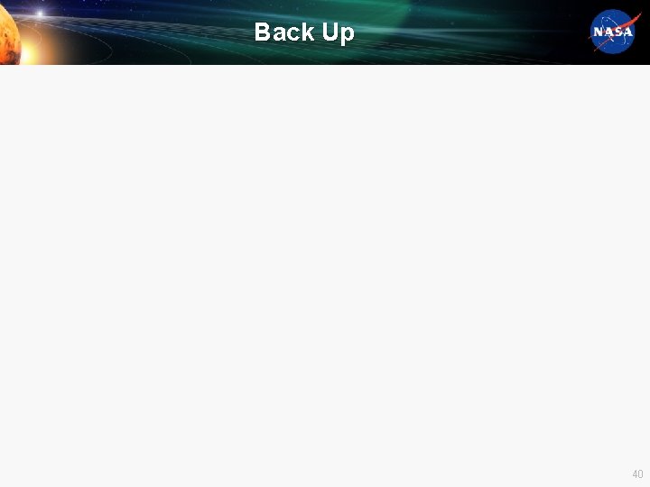 Back Up 40 
