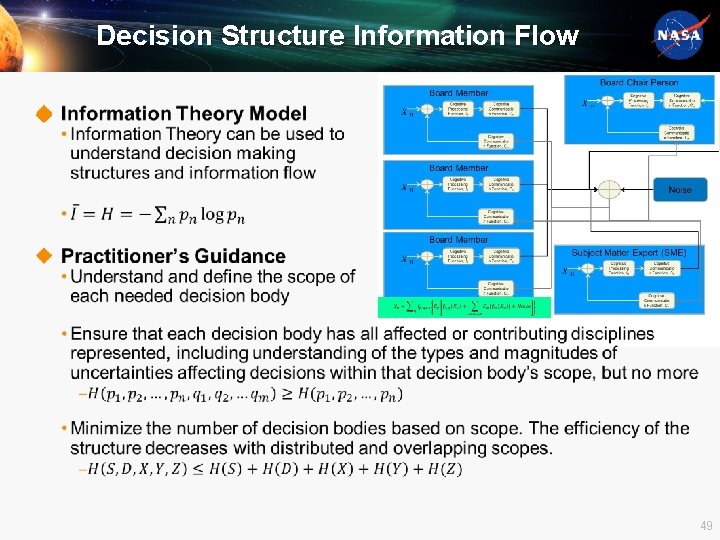 Decision Structure Information Flow u 49 