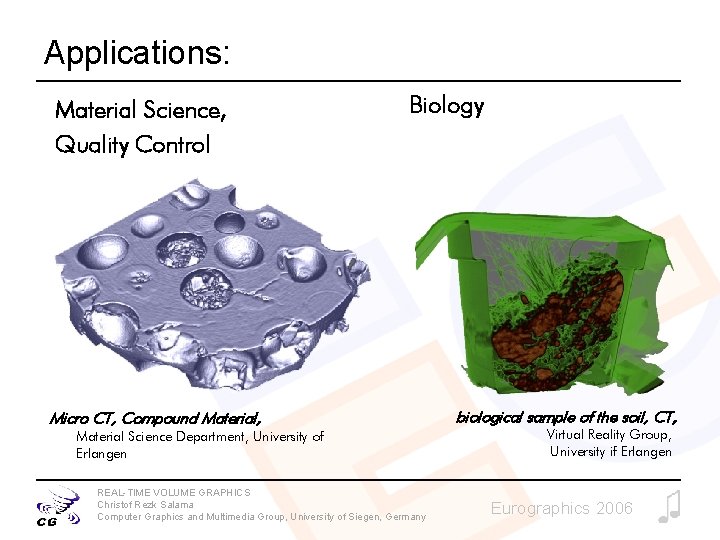 Applications: Material Science, Quality Control Biology Micro CT, Compound Material, Material Science Department, University Applications: Material Science, Quality Control Biology Micro CT, Compound Material, Material Science Department, University