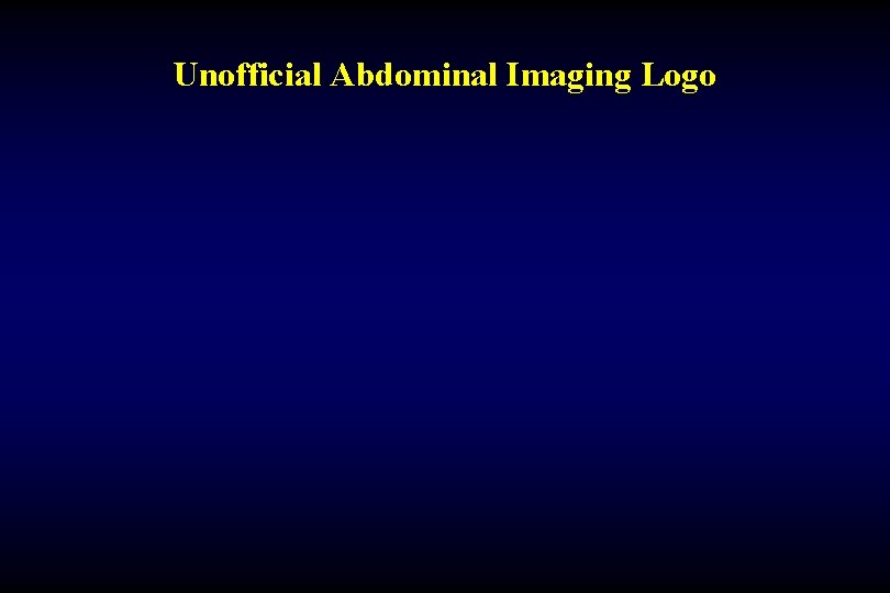 Unofficial Abdominal Imaging Logo 