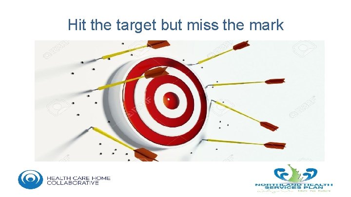 Hit the target but miss the mark 