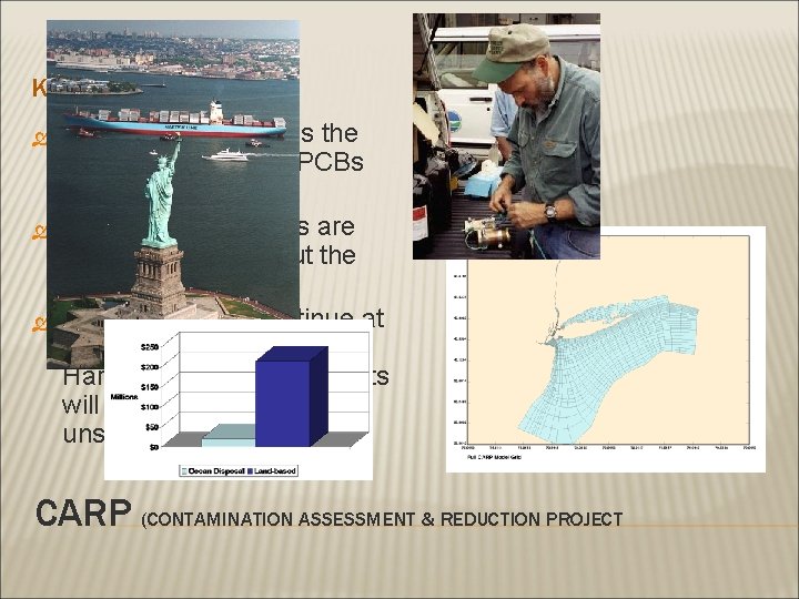 KEY FINDINGS The Upper Hudson is the dominant source of PCBs to the lower