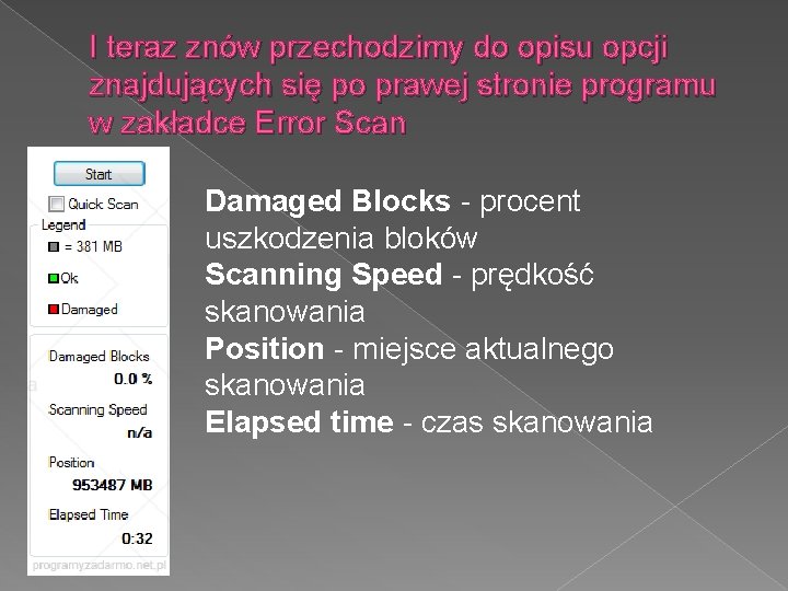 I teraz znów przechodzimy do opisu opcji znajdujących się po prawej stronie programu w