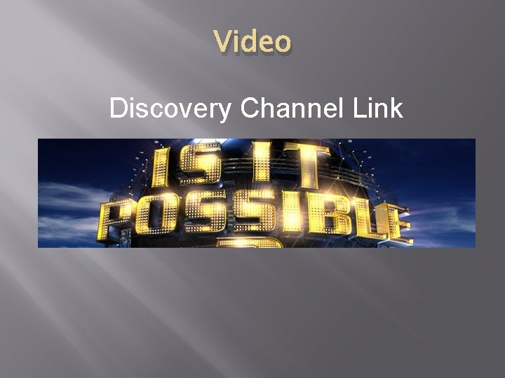 Video Discovery Channel Link 