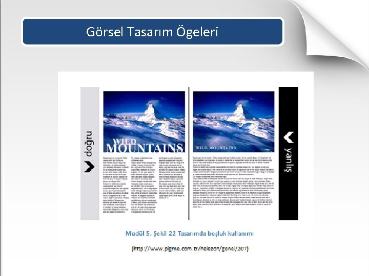 Görsel Tasarım Ögeleri 