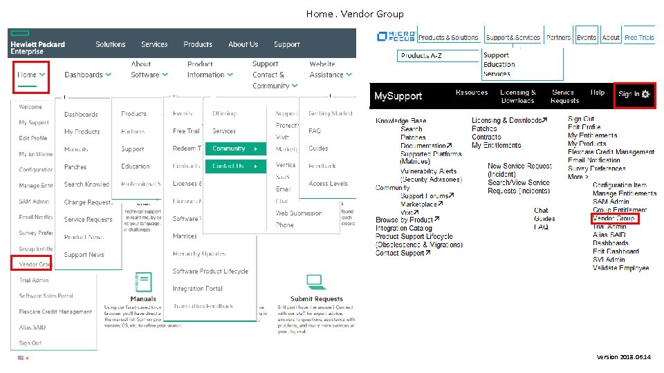 Home. Vendor Group Version 2018. 06. 14 