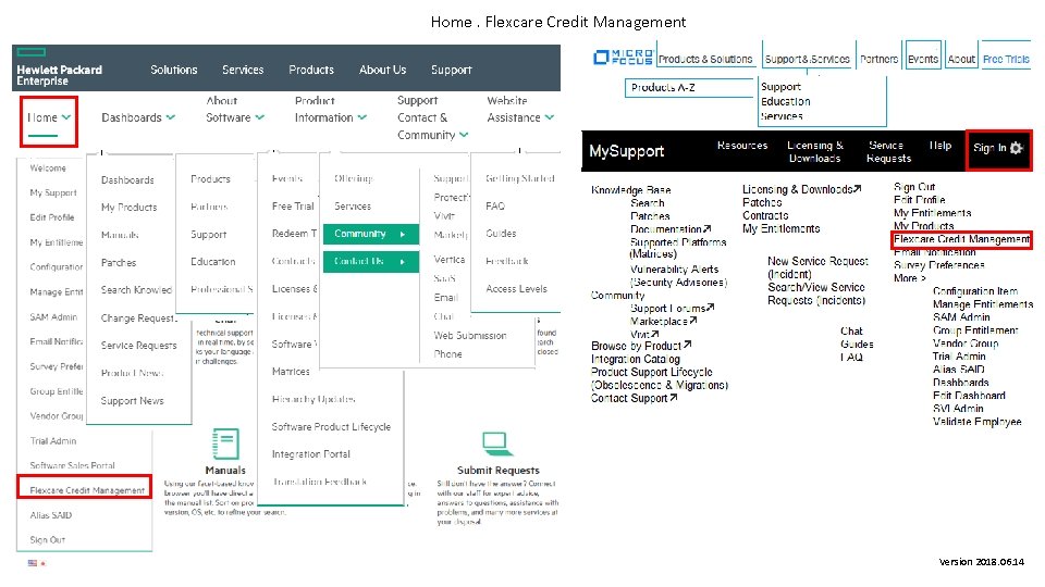 Home. Flexcare Credit Management Version 2018. 06. 14 