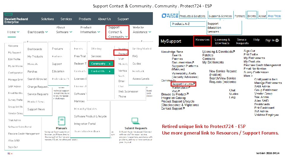 Support Contact & Community. Protect 724 - ESP Retired unique link to Protect 724