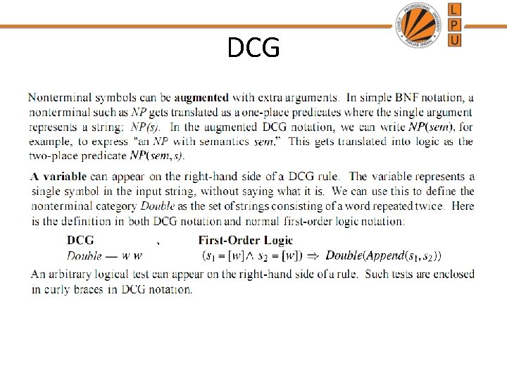 DCG DCG