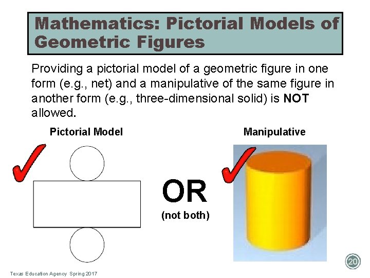 Mathematics: Pictorial Models of Geometric Figures Providing a pictorial model of a geometric figure