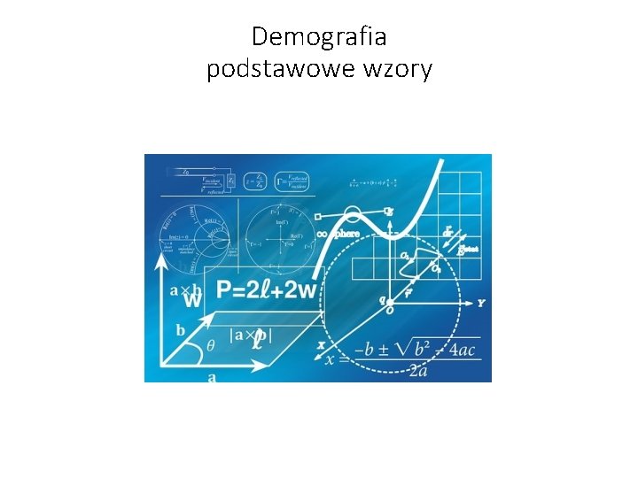 Demografia podstawowe wzory 