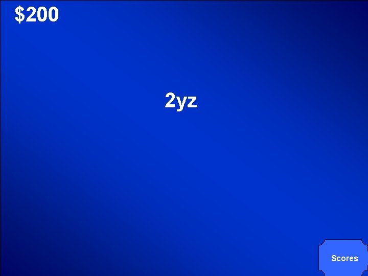 © Mark E. Damon - All Rights Reserved $200 2 yz Scores 