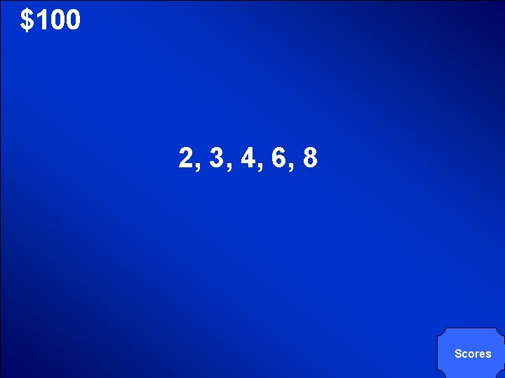 © Mark E. Damon - All Rights Reserved $100 2, 3, 4, 6, 8