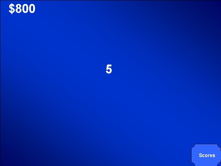 © Mark E. Damon - All Rights Reserved $800 5 Scores 