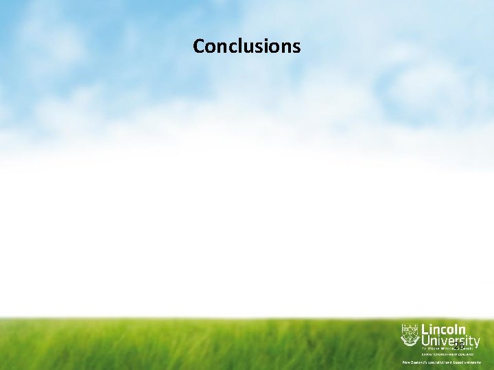 Conclusions 26 Conclusions 26
