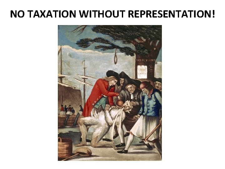 NO TAXATION WITHOUT REPRESENTATION! 