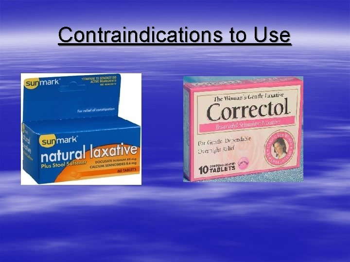 Contraindications to Use 