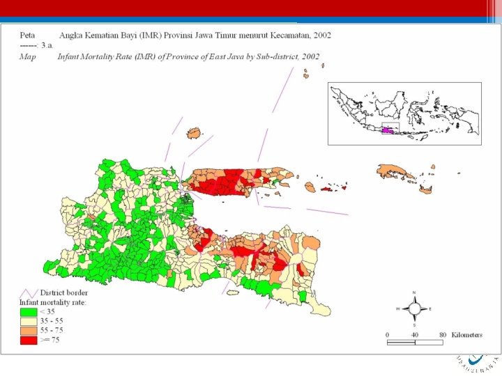 IMR of East Java Province by Subdistrict 