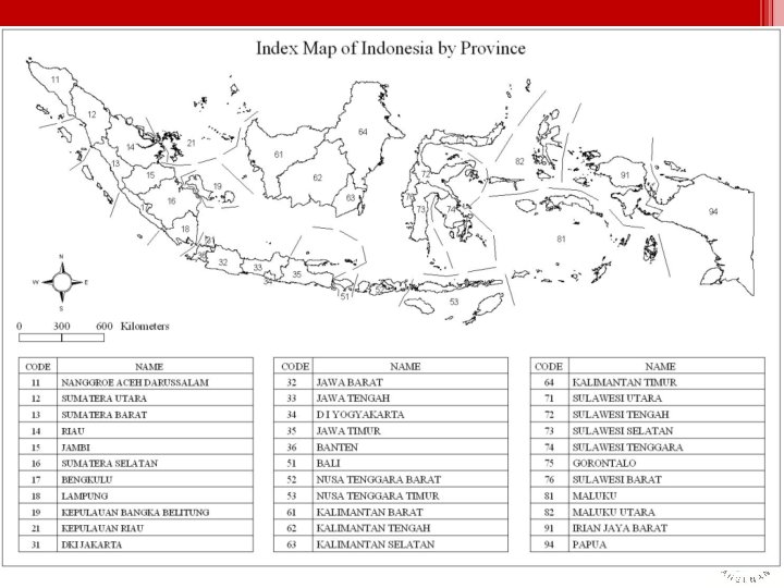 Administrative Area Index Map 