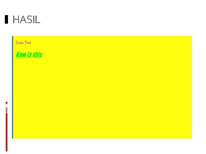 HASIL 