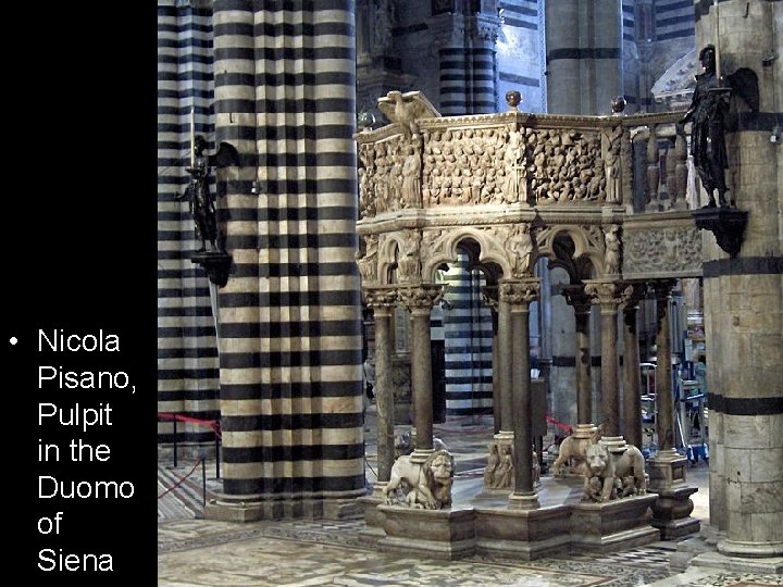  • Nicola Pisano, Pulpit in the Duomo of Siena 