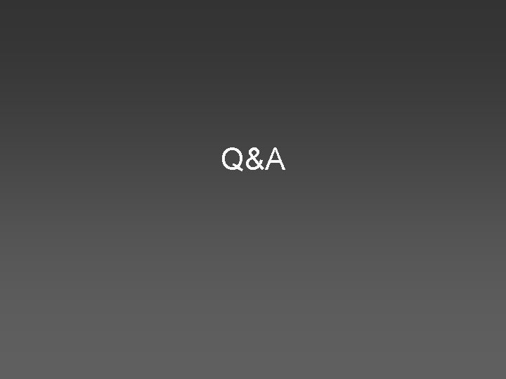 Q&A 