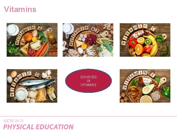 Vitamins SOURCES Of VITAMINS 