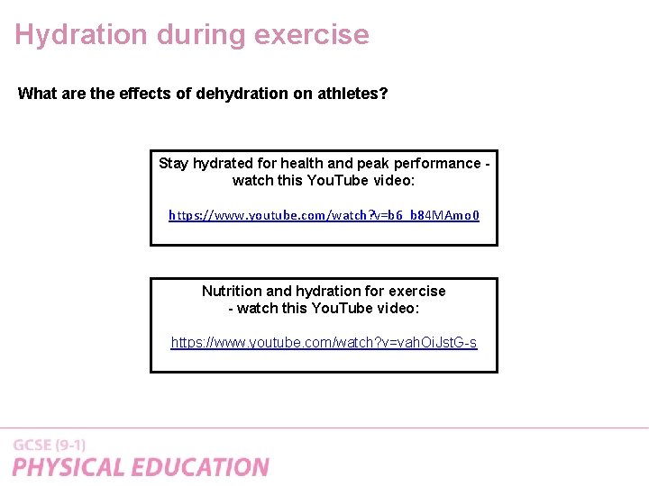 Hydration during exercise What are the effects of dehydration on athletes? Stay hydrated for