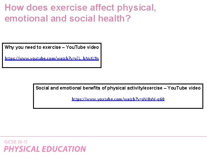 How does exercise affect physical, emotional and social health? Why you need to exercise