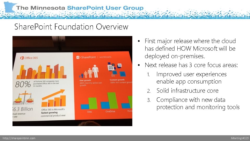 Share. Point Foundation Overview • First major release where the cloud has defined HOW