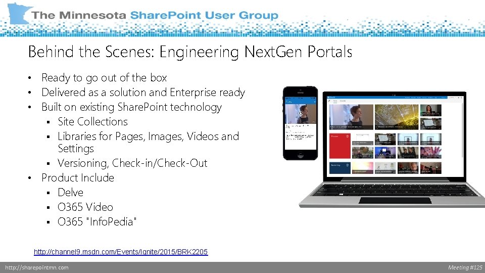 Behind the Scenes: Engineering Next. Gen Portals • Ready to go out of the