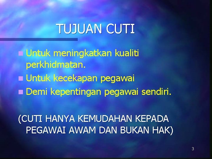 1 Tafsiran Cuti N Sebarang Tempoh Seseorang Pegawai