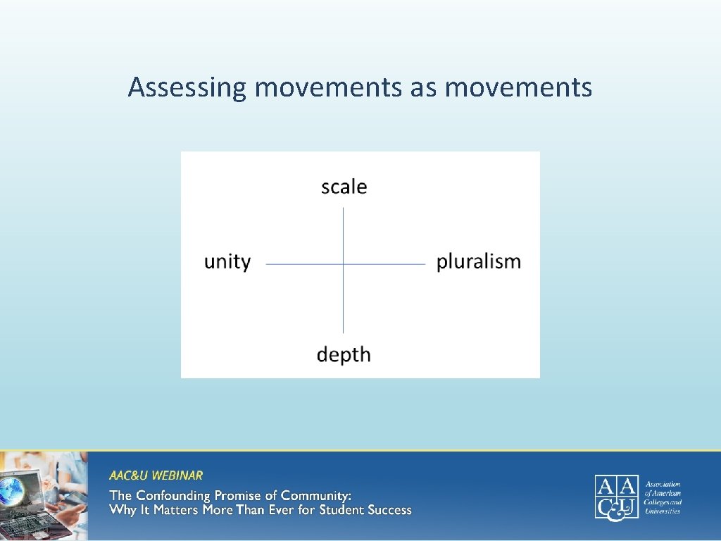Assessing movements as movements 