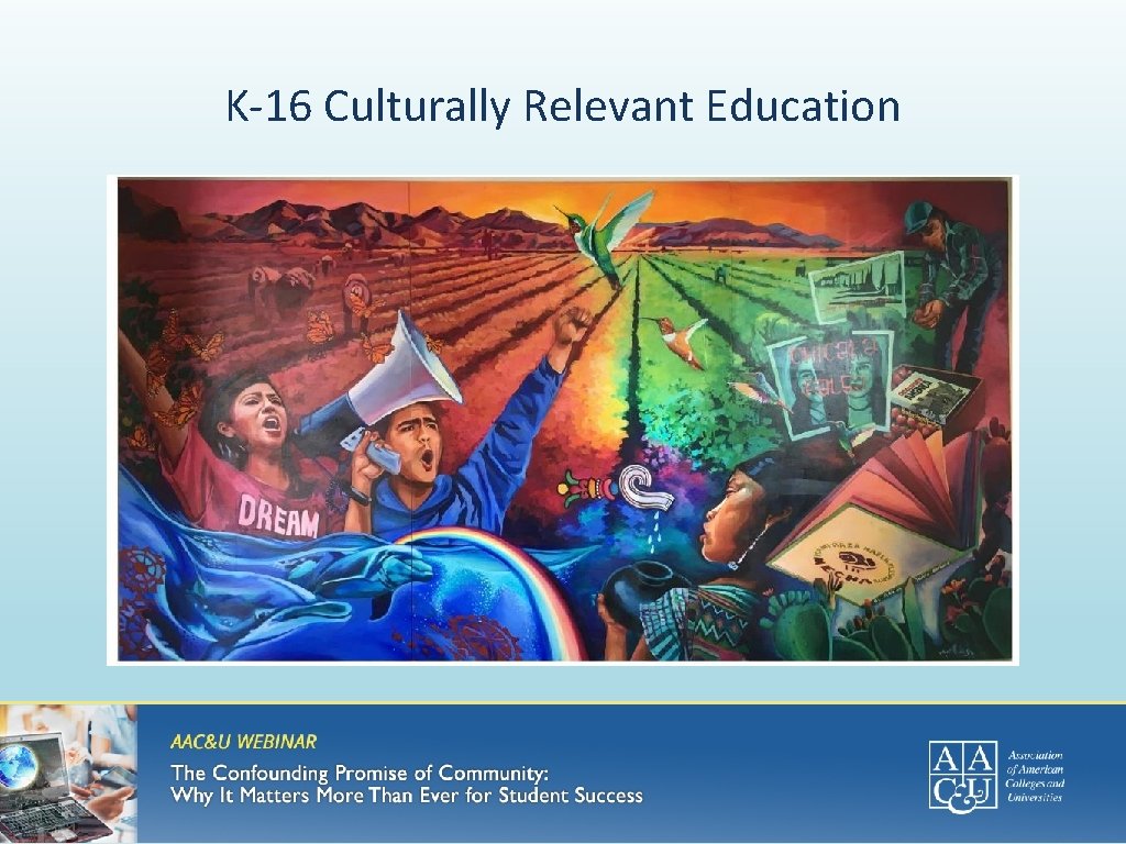 K-16 Culturally Relevant Education 