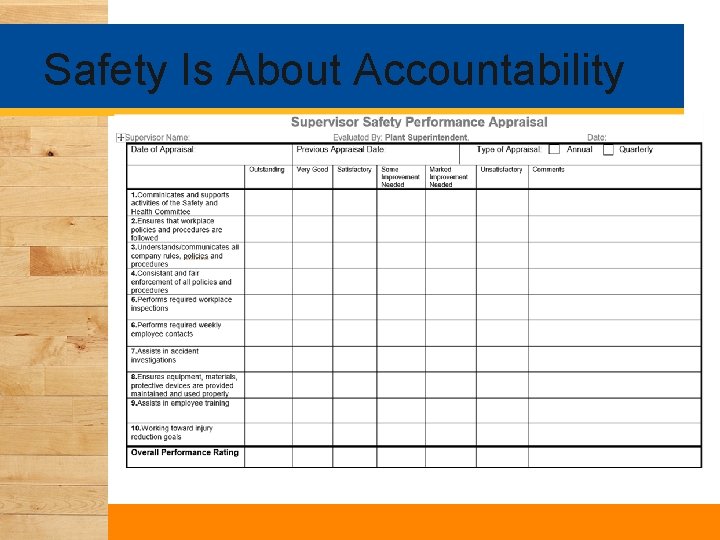 Safety Is About Accountability 