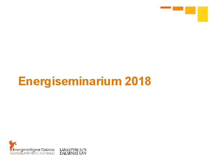 Energiseminarium 2018 