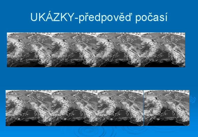 UKÁZKY-předpověď počasí 