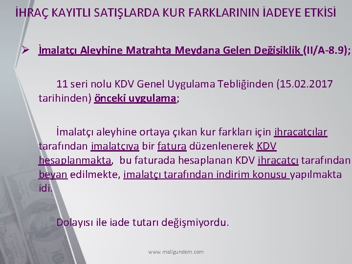 Katma Deer Vergs Kanununda Ade Sstem Kdv Adelernde